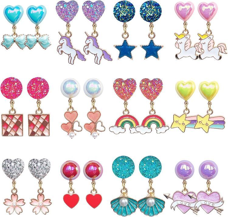 No. 4 - ELEMIRSA Kids' Play Earrings - 1