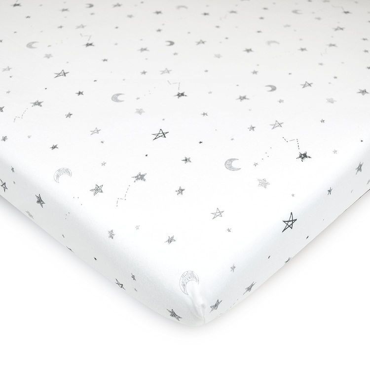No. 8 - American Baby Company 100% Natural Cotton Value Jersey Knit Fitted Portable/Mini-Crib Sheet - 5