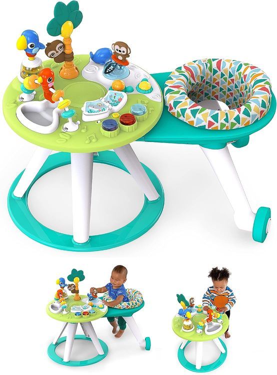 No. 10 - Bright Starts Around We Go 2-in-1 Walk-Around Baby Activity Center & Table - 1