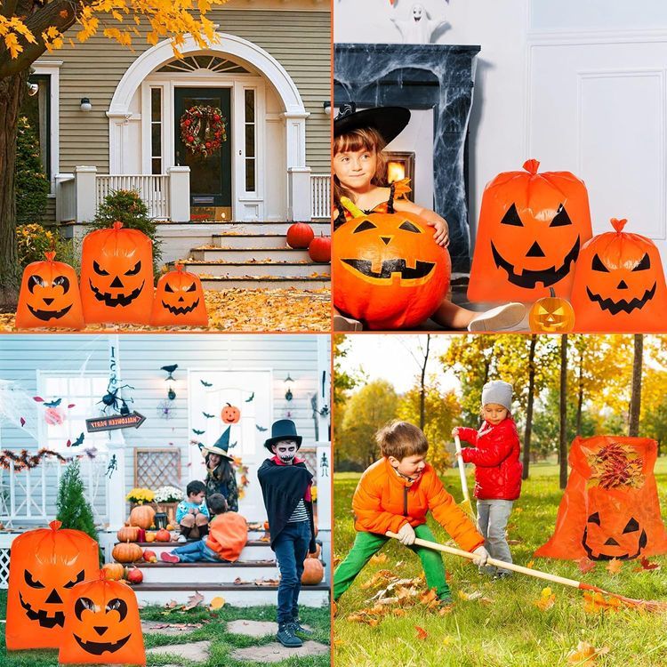 No. 6 - SUKKI Halloween Pumpkin Lawn Bags - 5