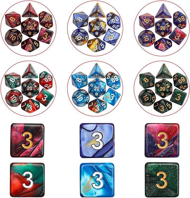 No. 6 - CiaraQ DND Dice Sets - 3