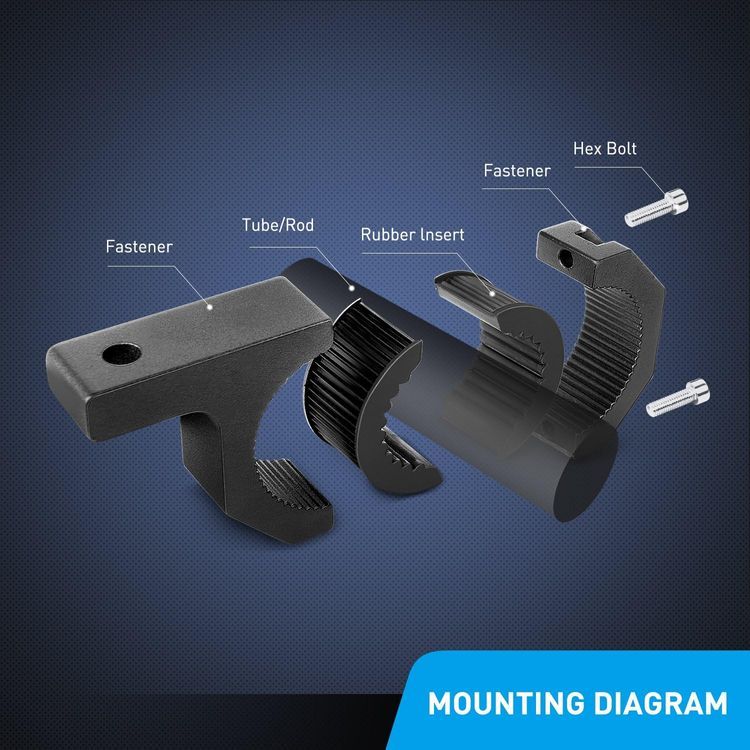 No. 1 - Nilight 90020B Mounting Bracket Kit - 4