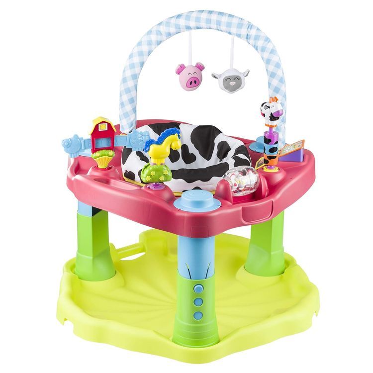 No. 5 - Evenflo ExerSaucer Moovin' & Groovin' Bouncing Activity Saucer - 1