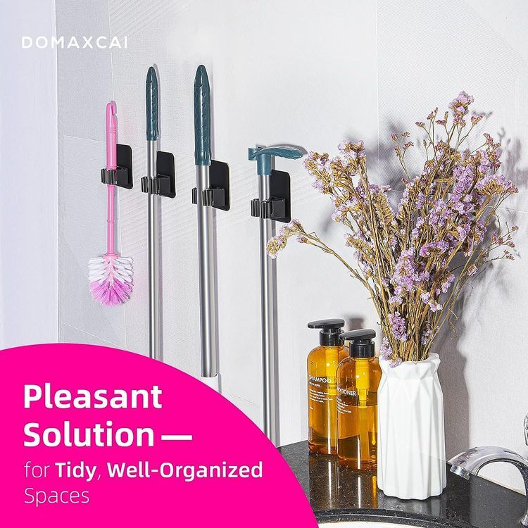 No. 4 - DOMAXCAI Broom and Mop Holder - 4