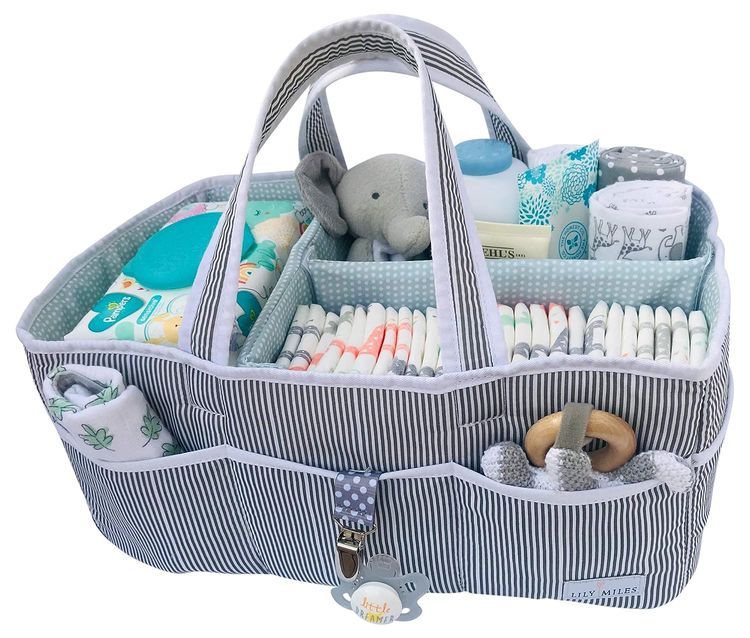 No. 3 - Lily Miles Baby Diaper Caddy - 1