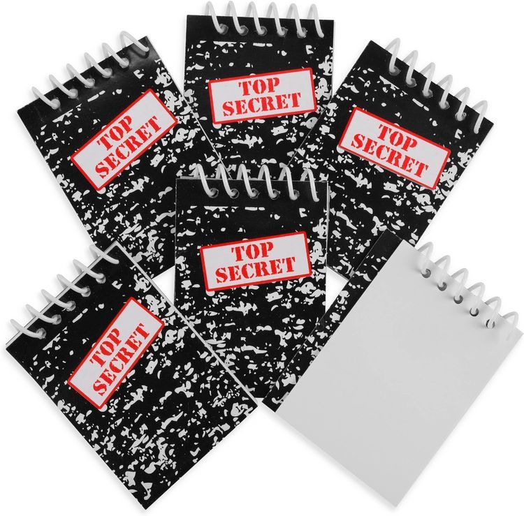 No. 5 - Bedwina Top Secret Mini Notebooks - 1
