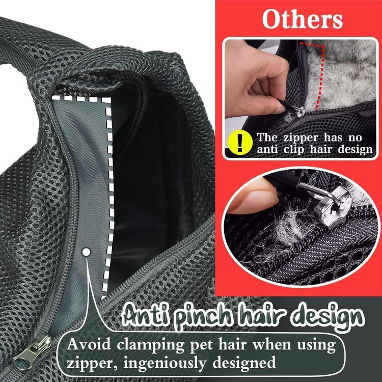 No. 8 - AOFOOK Dog Sling Carrier - 2