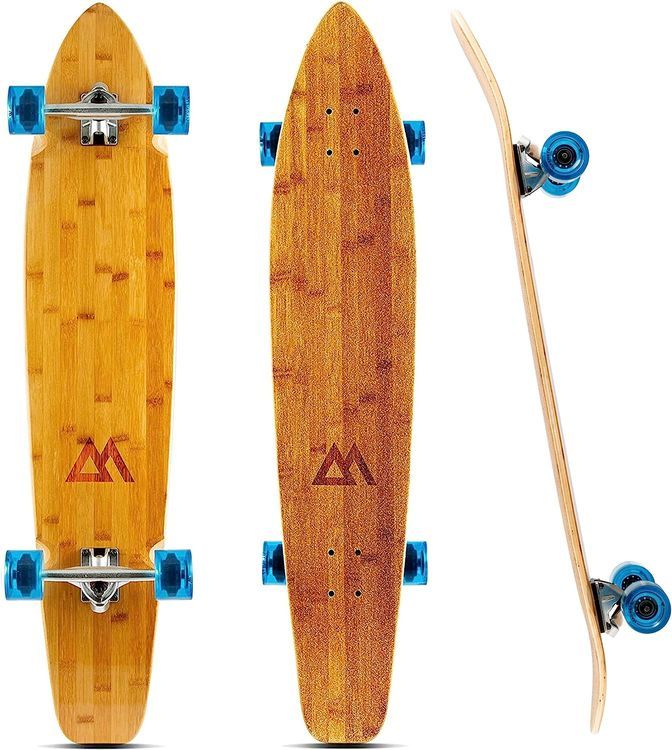 No. 3 - Magneto 40+ inch Kicktail Cruiser Longboard Skateboard - 1