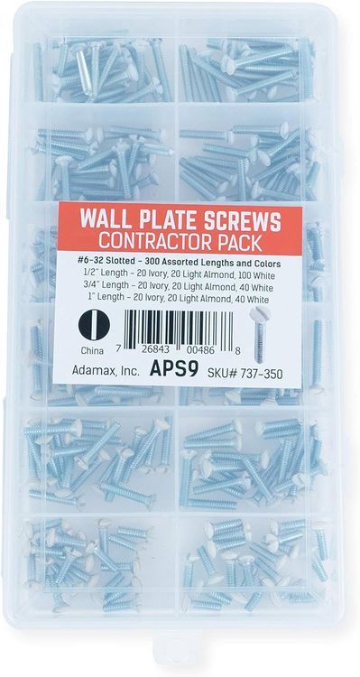 No. 10 - Adamax APS-9 Wall Plate Screws - 1