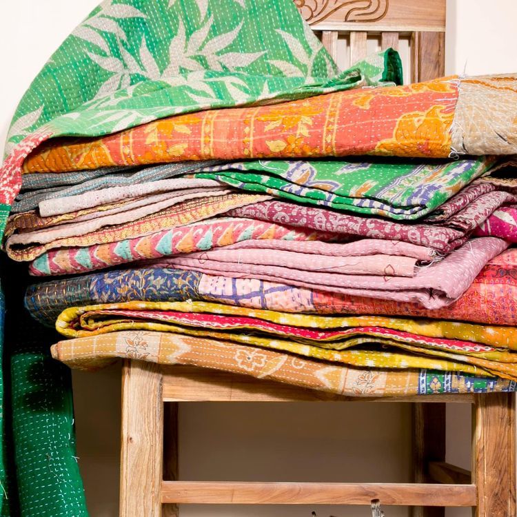 No. 6 - Vintage Kantha Quilts - 4