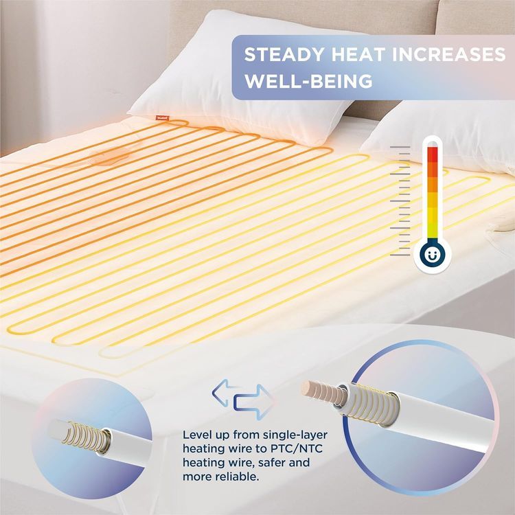 No. 9 - Bedsure Heated Mattress Pad - 4