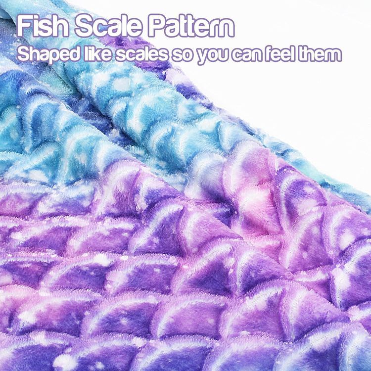 No. 2 - Catalonia Mermaid Tail Blanket - 5