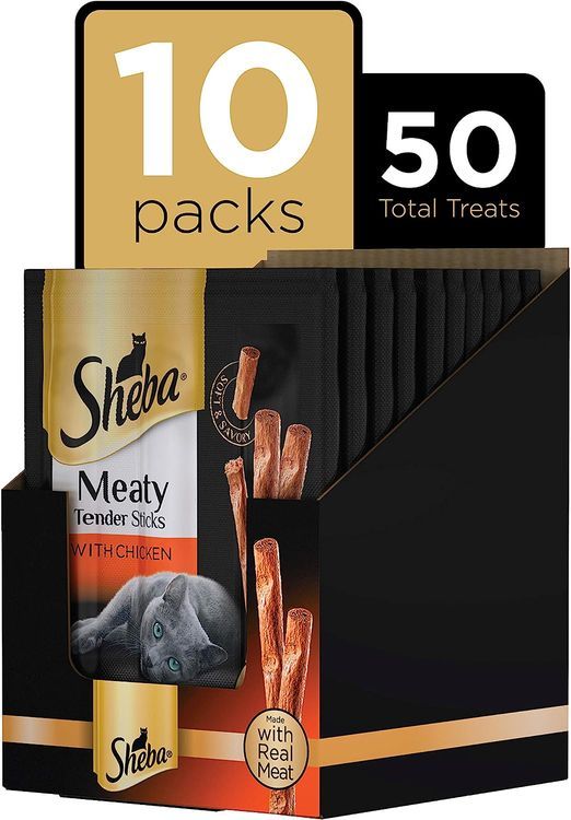 No. 5 - Sheba Treats Meaty Tender Sticks Soft Cat Treats - 2