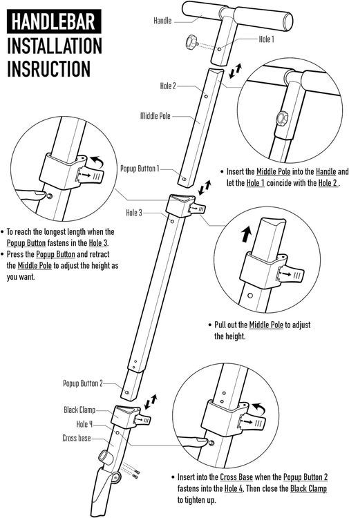 No. 5 - Seway Scooter Handlebar - 4