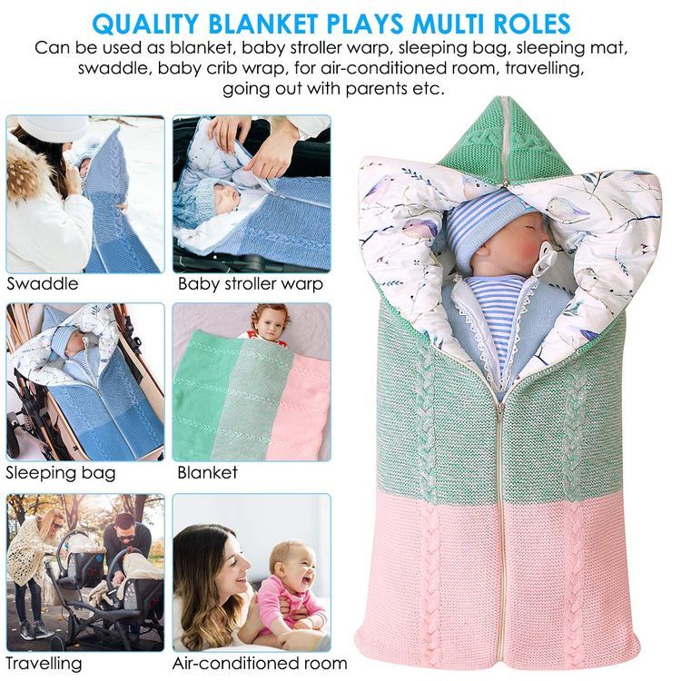 No. 3 - Yinuoday Baby Swaddle Blanket Stroller Wrap - 4