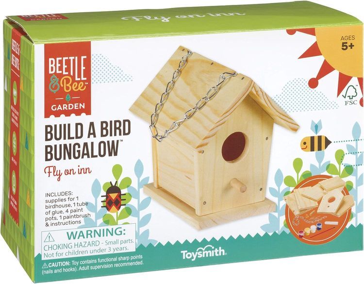 No. 5 - Build a Bird Bungalow Wood Craft Kit - 1