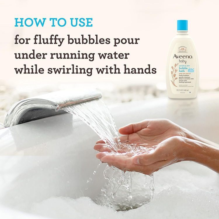 No. 3 - Aveeno Baby Sensitive Skin Bubble Bath - 5