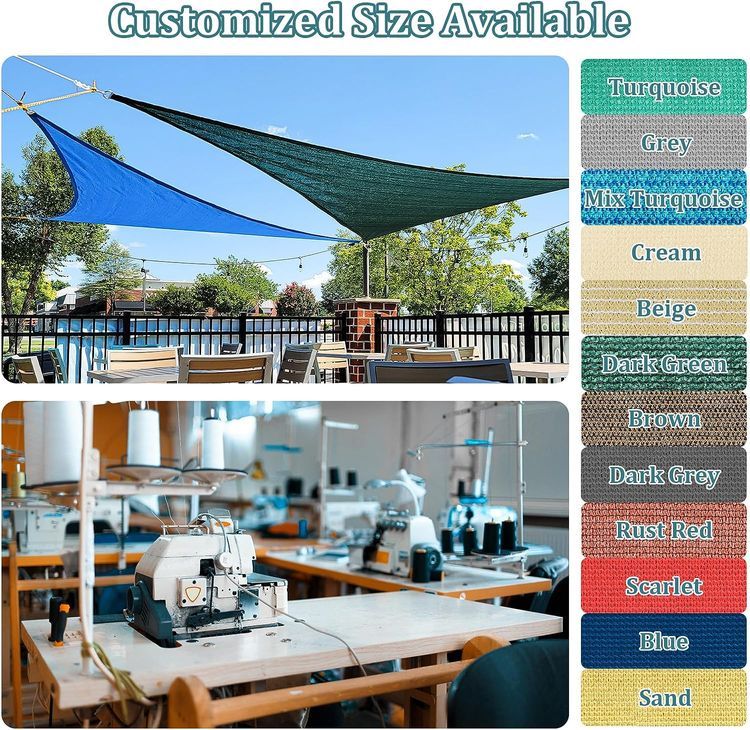 No. 4 - Shade&Beyond 8'x10' Sun Shade Sails Canopy - 2