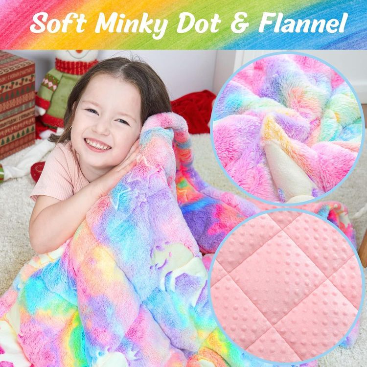 No. 9 - Bood Glow Minky Weighted Blanket - 5