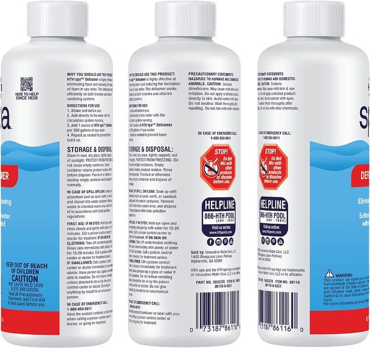 No. 1 - HTH Spa Defoamer - 2