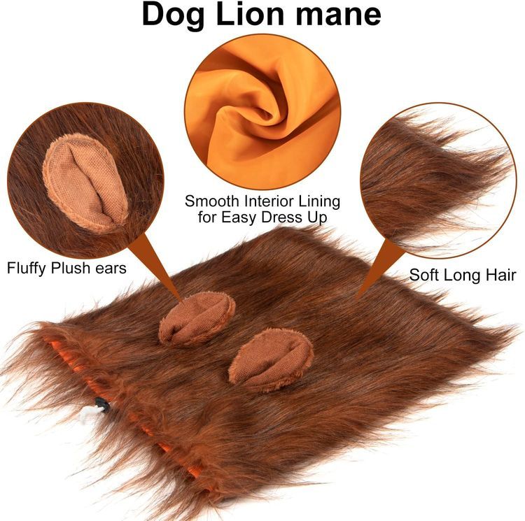 No. 10 - Lion Mane Dog Costume - 4