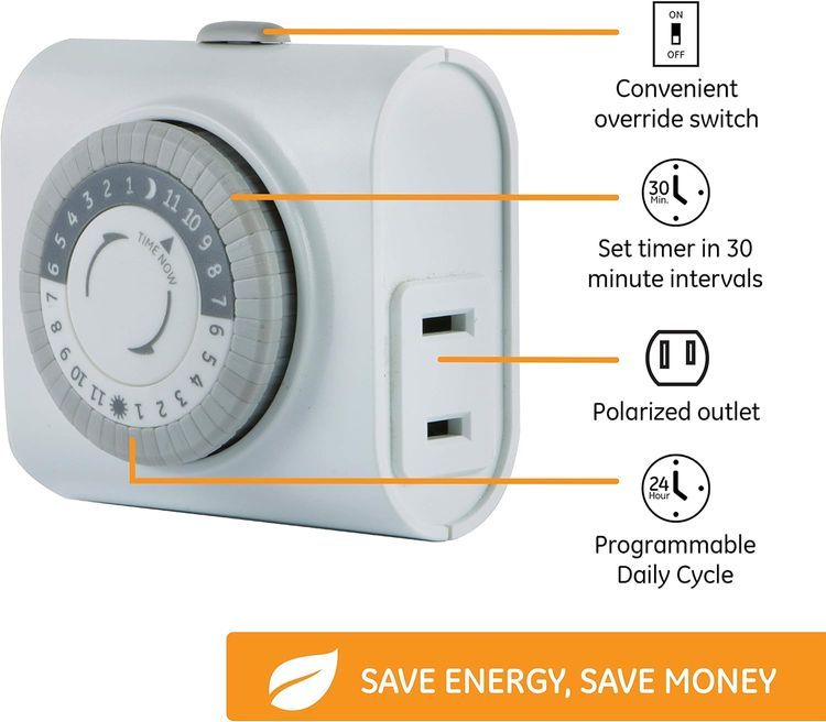 No. 7 - GE 24-Hour Indoor Basic Outlet Timer - 2