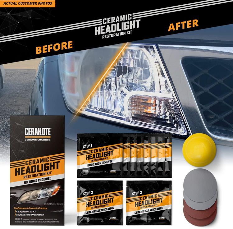 No. 1 - CERAKOTE Ceramic Headlight Restoration Kit - 4