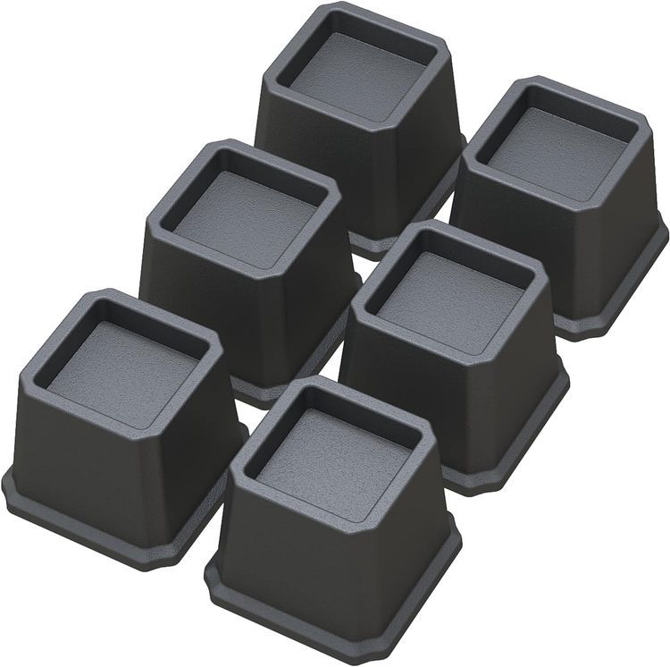 No. 5 - Whynonap Bed Risers 3 Inch Heavy Duty Bed Elevators - 1
