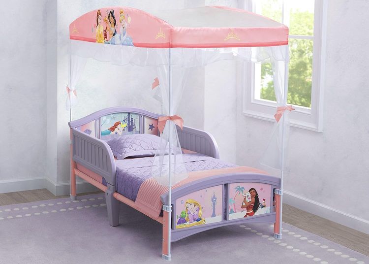 No. 9 - Delta Children Canopy Toddler Bed - 3