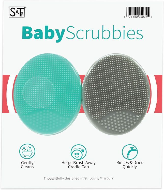 No. 9 - S&T INC. Exfoliating and Massaging Cradle Cap Bath Brushes - 1