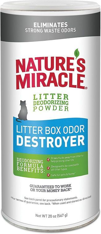 No. 8 - Nature's Miracle Just for Cats Odor Destroyer Litter Powder - 1