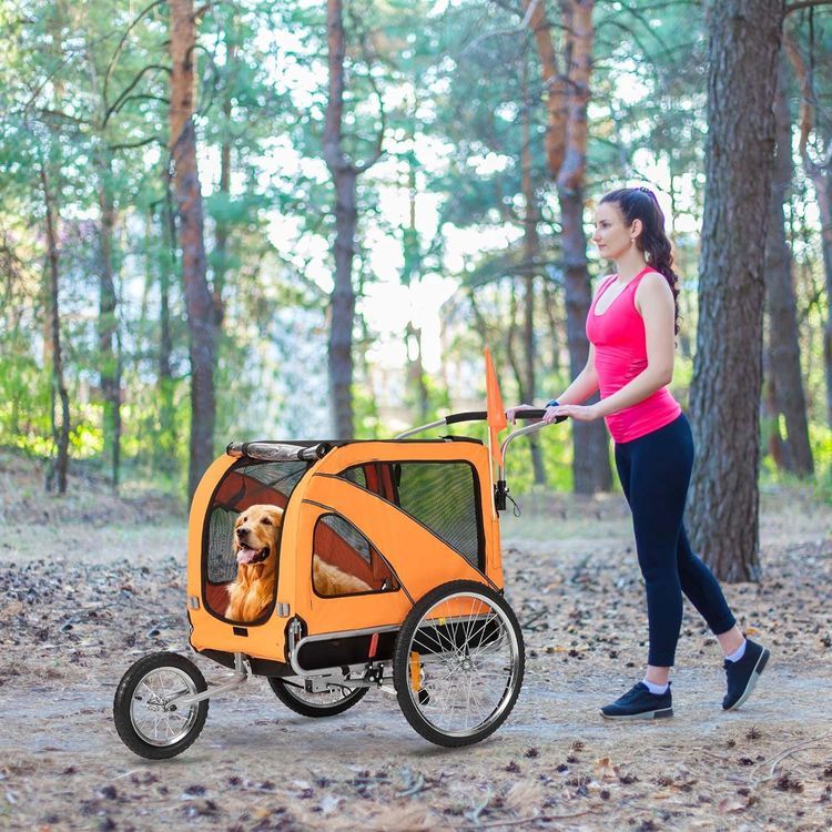 No. 2 - Sepnine 2 in1 Pet Bike Trailer and Jogger - 2