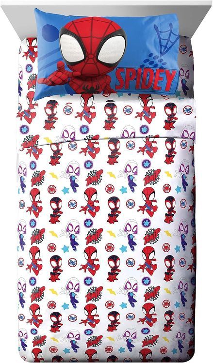 No. 5 - Marvel Spidey and His Amazing Friends Team Spidey Twin Size Sheet Set - 1