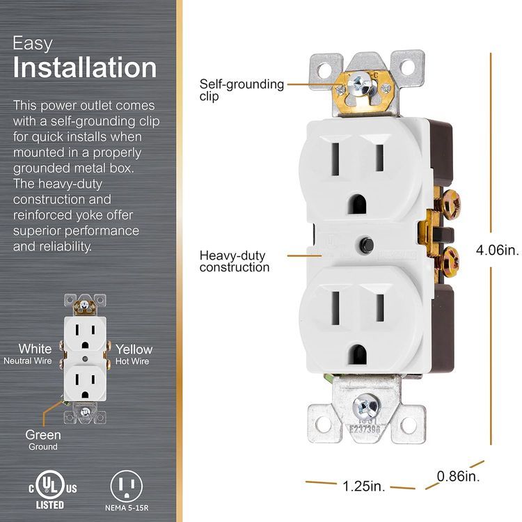 No. 8 - GE UltraPro Duplex Heavy-Duty Receptacle - 2