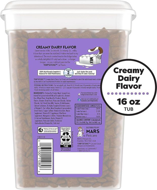 No. 10 - Temptations Classic Cat Treats Creamy Dairy Flavor - 2