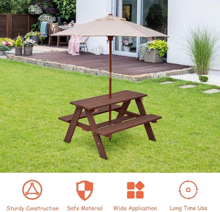 No. 8 - Costzon Picnic Table Set - 5