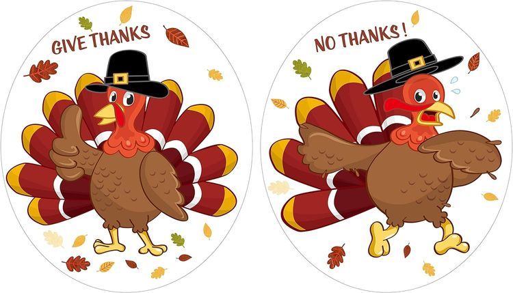 No. 2 - Iconikal Turkey Toilet Lid Cling Set - 2