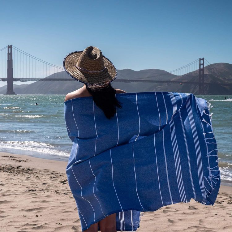 No. 8 - BAY LAUREL Beach Towel - 5