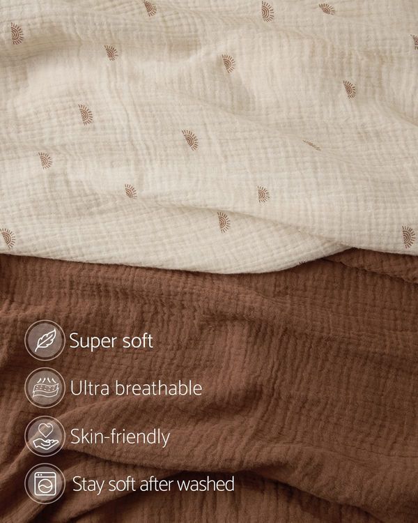 No. 10 - Muslin Crib Sheets - 2