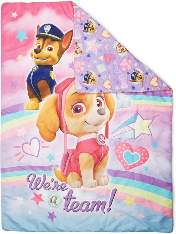 No. 10 - Paw Patrol Skye 4 Piece Toddler Bedding Set - 3