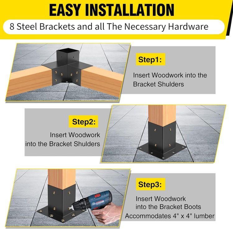 No. 8 - Pergola Brackets - 4