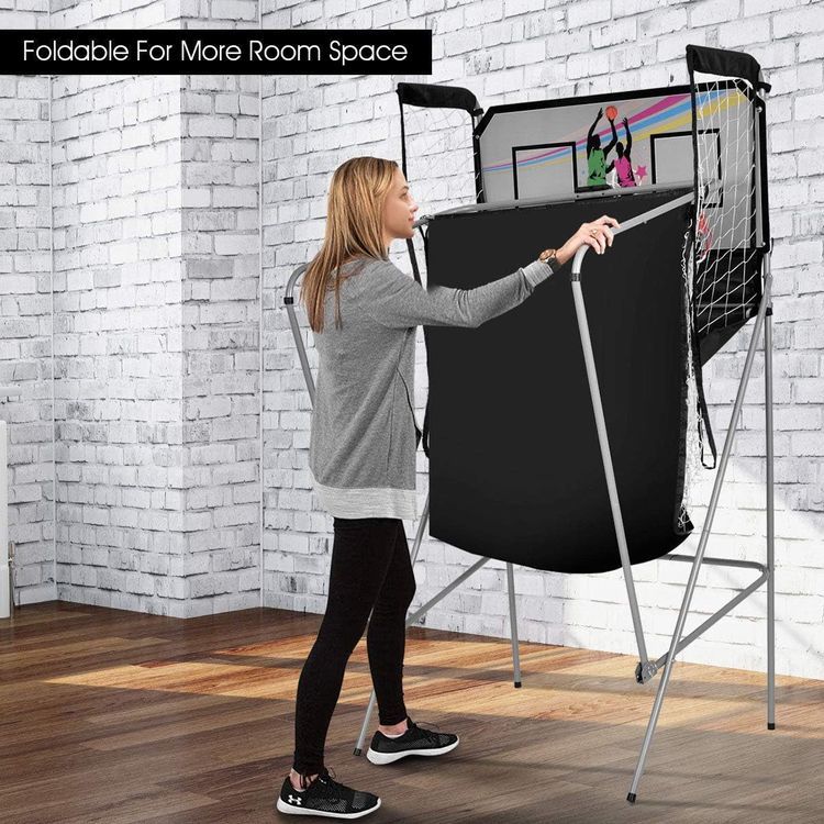 No. 4 - Giantex Foldable Basketball Arcade Game - 5