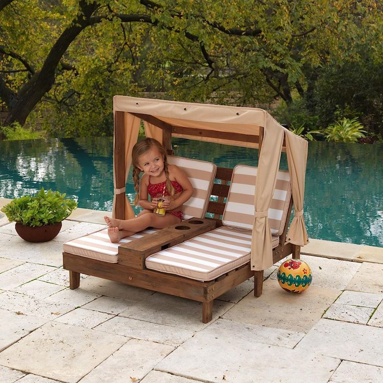 No. 3 - KidKraft Double Chaise Lounge - 2