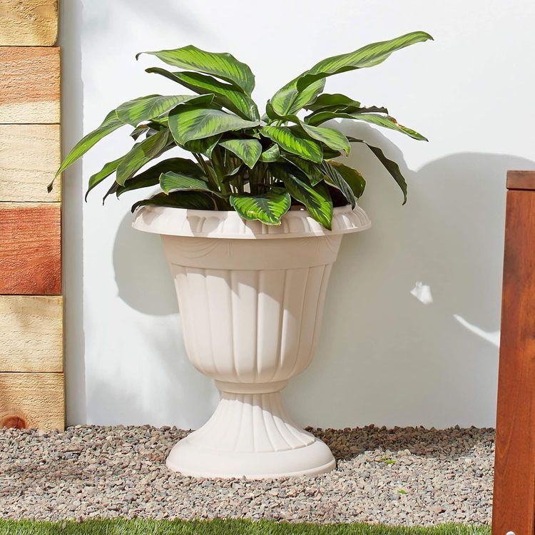 No. 1 - Traditional Plastic Urn Planter - 4