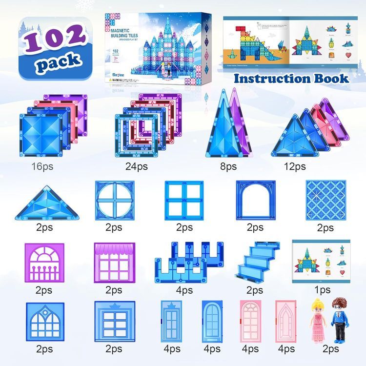 No. 5 - Soyee Frozen Magnetic Building Set - 4