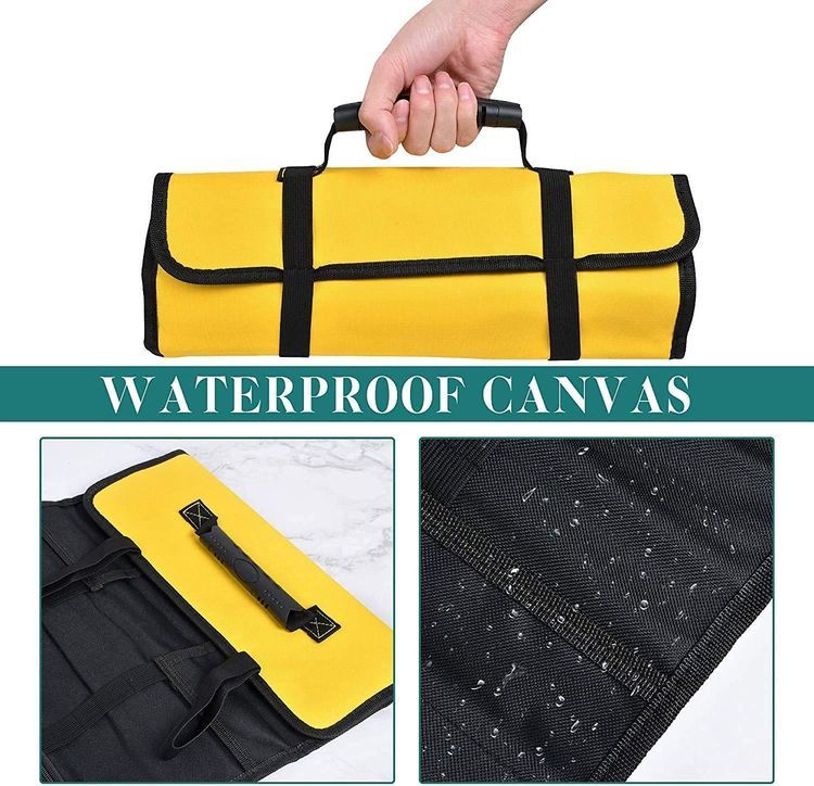 No. 5 - Canvas Roll Up Tool Pouch - 4