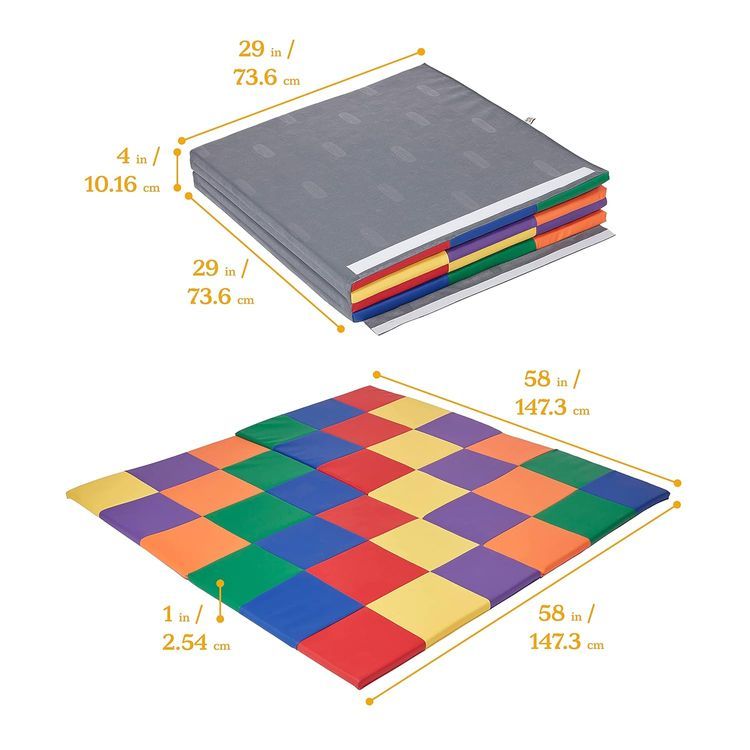 No. 8 - ECR4Kids SoftZone Patchwork Activity Mat - 2