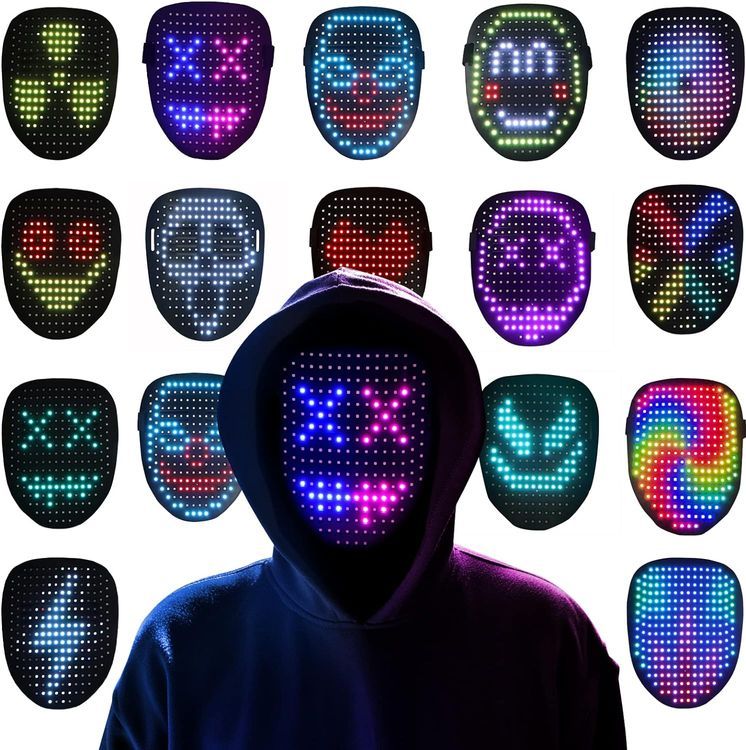 No. 7 - LED Costume Mask - 1