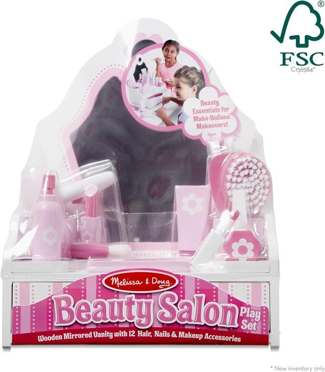 No. 7 - Wooden Beauty Salon Play Set - 5