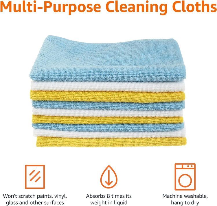 No. 5 - Amazon Basics Microfiber Cleaning Cloth - 2